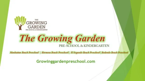 Redondo Beach preschool | El Segundo preschool | Growinggard