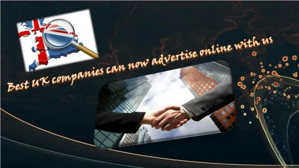 Best UK companies can now advertise online with us
