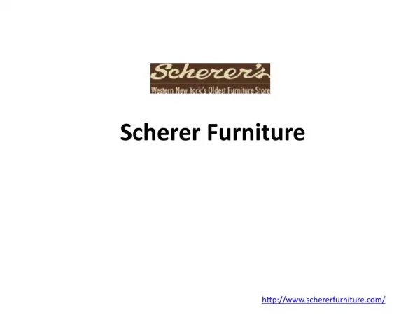 Scherer Furniture: High Quality Discount Furniture Store
