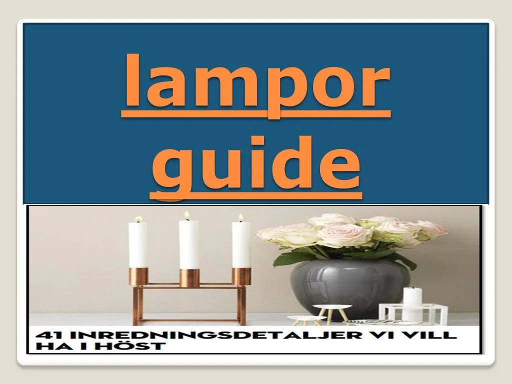 lampor guide