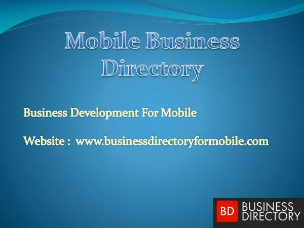 List Of Mobile Business Directory