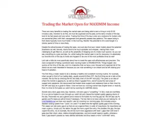 Live Traders - slide 1