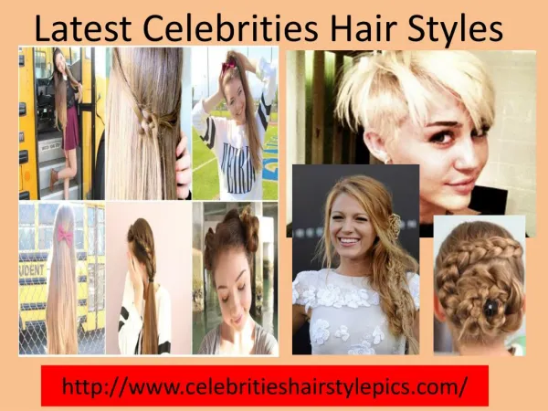 Celebrity Hairstyle Pics 2014