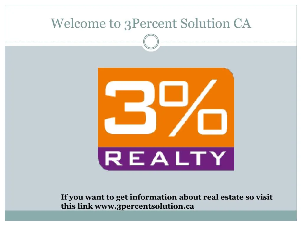 welcome to 3percent solution ca