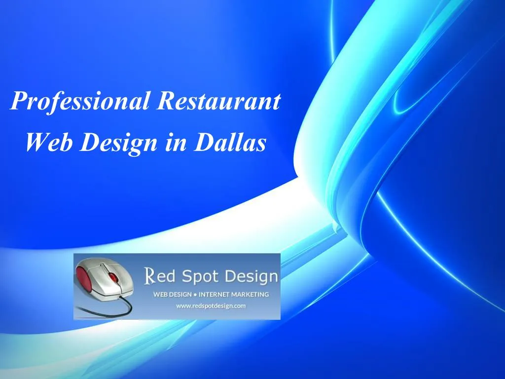 professional restaurant web design in dallas