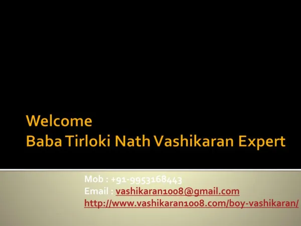 Boy Vashikaran 91-9953168443