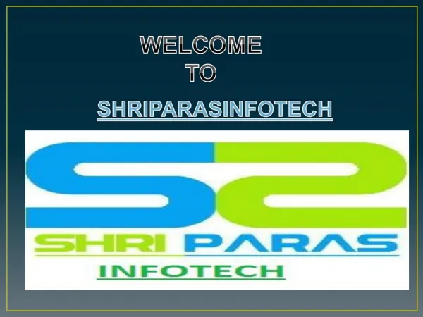 Web Development company In India | Shriparasinfotech.in