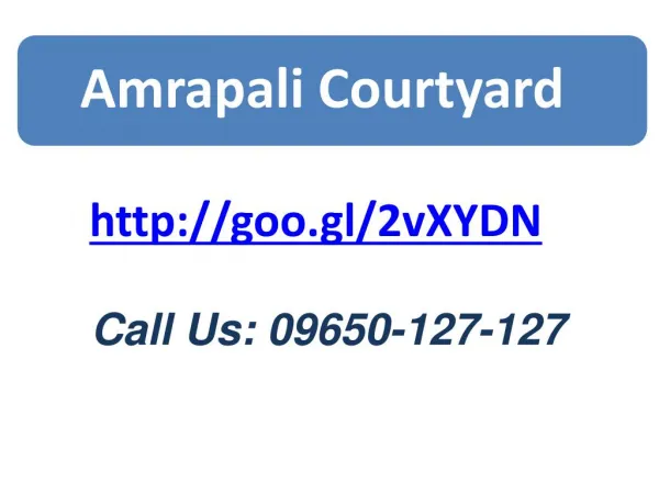Amrapali courtyard Is Flats Apartment