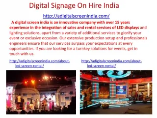 Outdoor led display