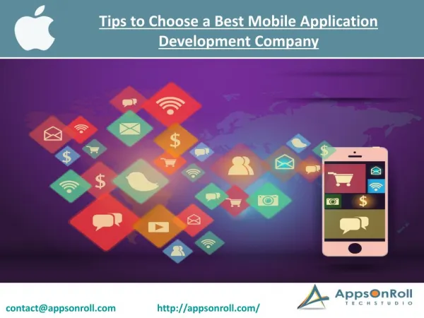 Tips to Choose a Best Mobile Application Development Company