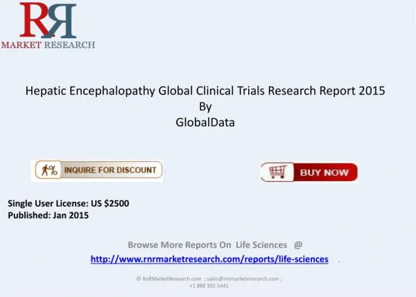 2015 Hepatic Encephalopathy Global Clinical Trials Overview