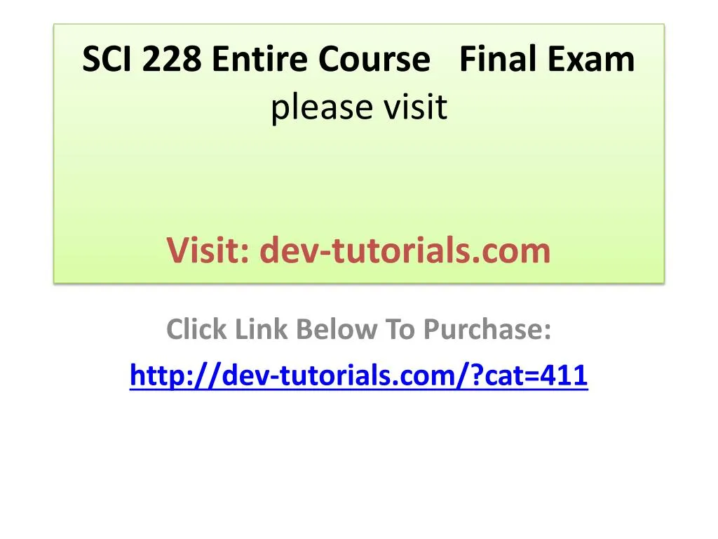 sci 228 entire course final exam please visit visit dev tutorials com