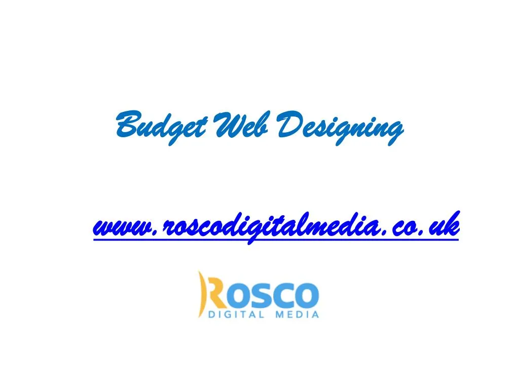 budget web designing