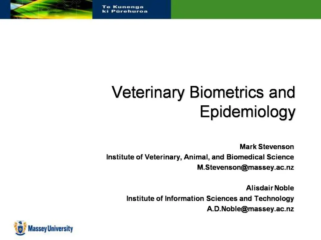 phd in veterinary epidemiology