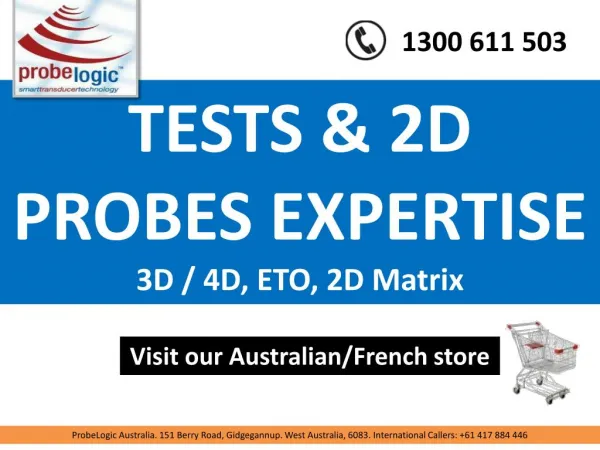 Tests & 2d probes expertise