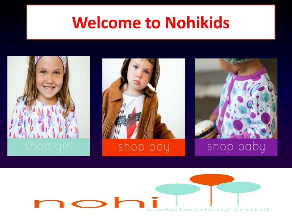 welcome to nohikids