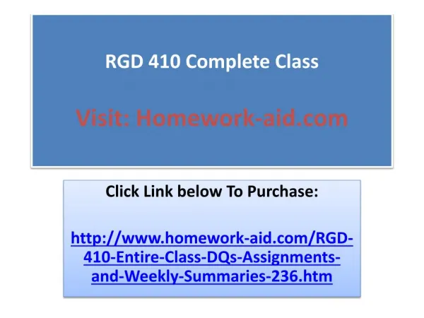 RDG 350 Children's Literature /Complete Class