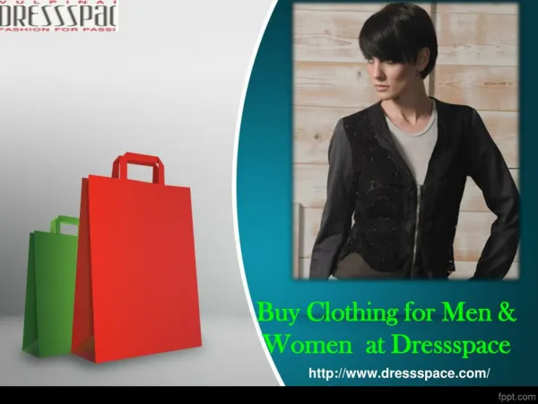 Buy clothing for men & women at dressspace