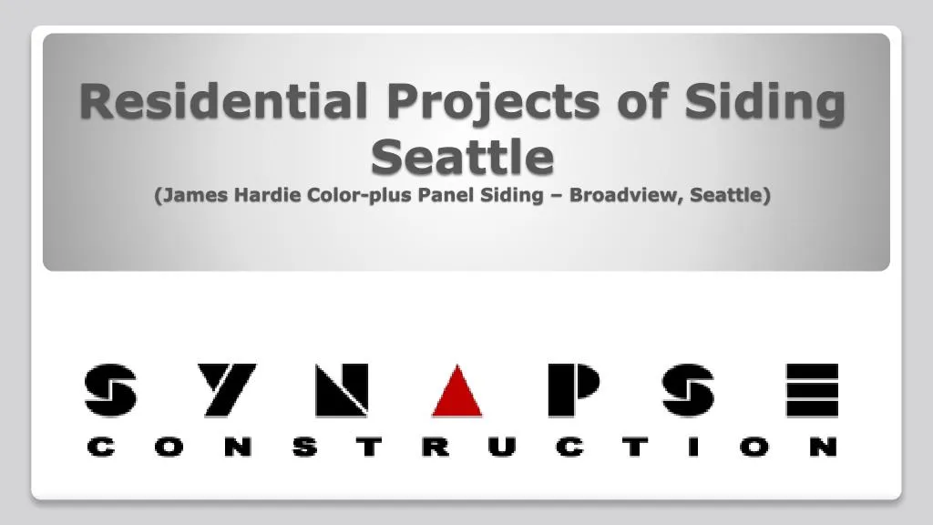 residential projects of siding seattle james hardie color plus panel siding broadview seattle