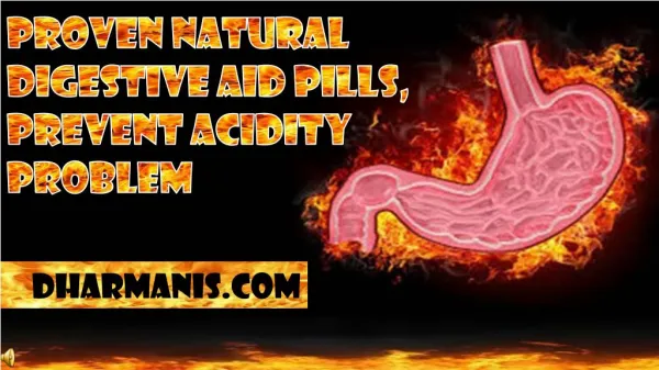 Proven Natural Digestive Aid Pills, Prevent Acidity Problem