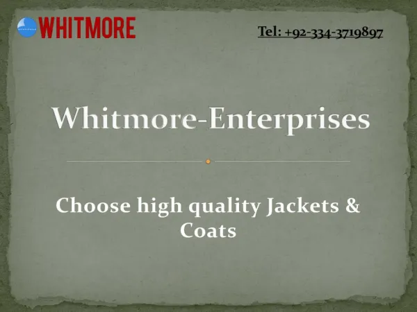 Whitmore-Enterprises PPT