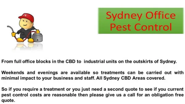 Office Pest Control Service