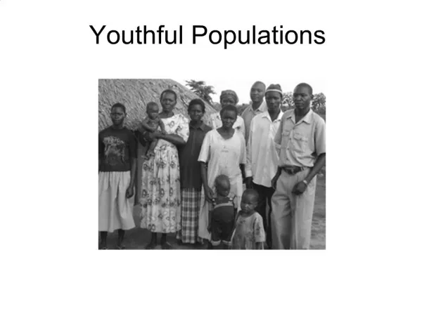 Youthful Populations