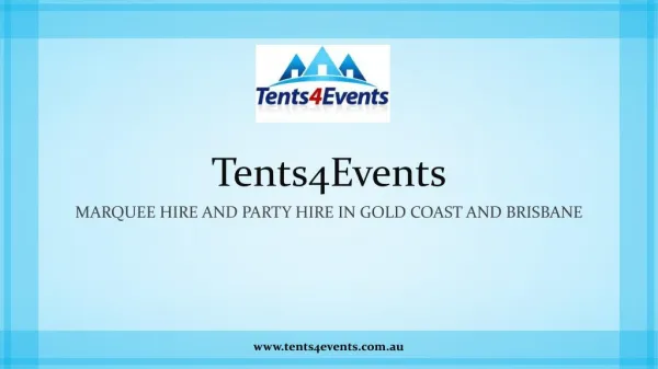 Marquee Hire and Party Hire in Gold Coast and Brisbane