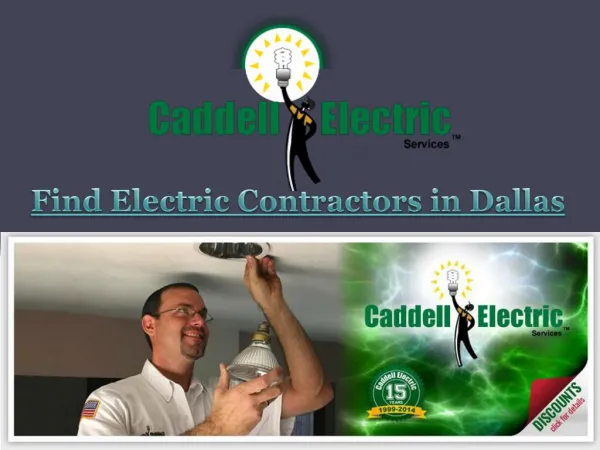 Find Electric Contractors in Dallas
