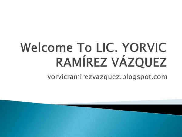 PROFESIONISTA LIC. YORVIC RAMÍREZ VÁZQUEZ