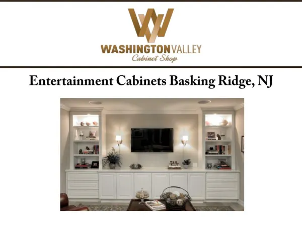 Entertainment Cabinets Basking Ridge, NJ