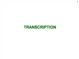 TRANSCRIPTION - slide 1
