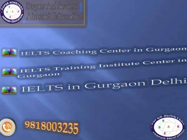 IELTS Training Institute Center in Gurgaon