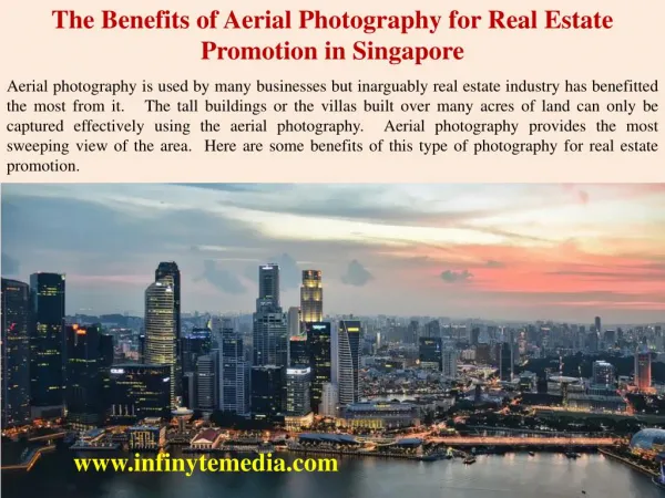 The Benefits of Aerial Photography for Real Estate Promotion