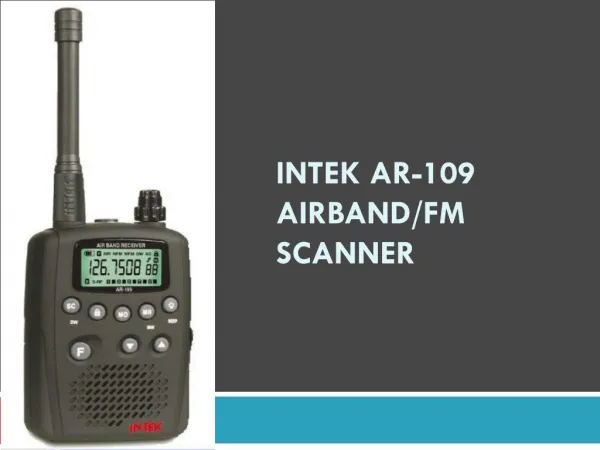 Intek AR-109 AirbandFM Scanner