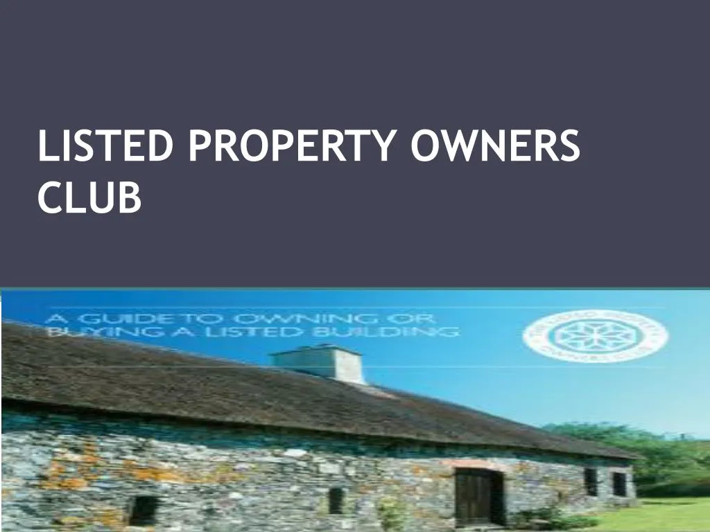 listed property owners club