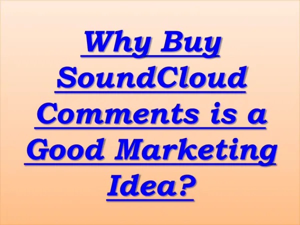 How to Buy SoundCloud Comments?