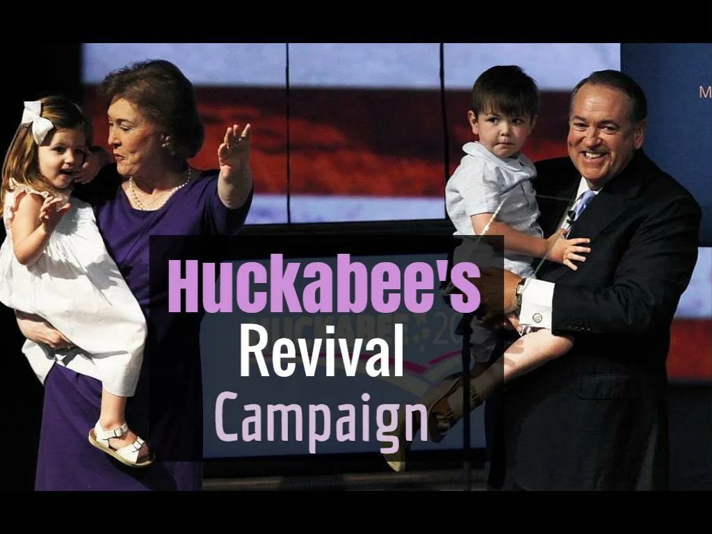 huckabee s revival campaign