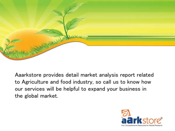 Agriculture and Food Market Research Reports