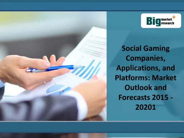 Key Analysis Of Social Gaming Market-2020