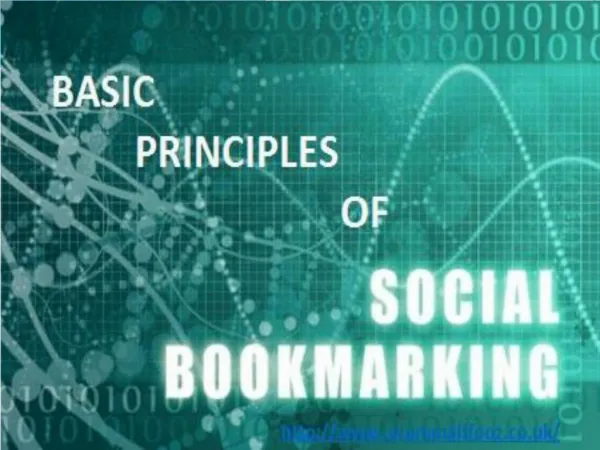 Basic Principles of Social Bookmarking with Erum Mahfooz