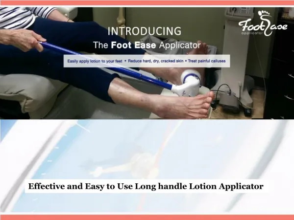Effective and Easy to Use Long handle Lotion Applicator