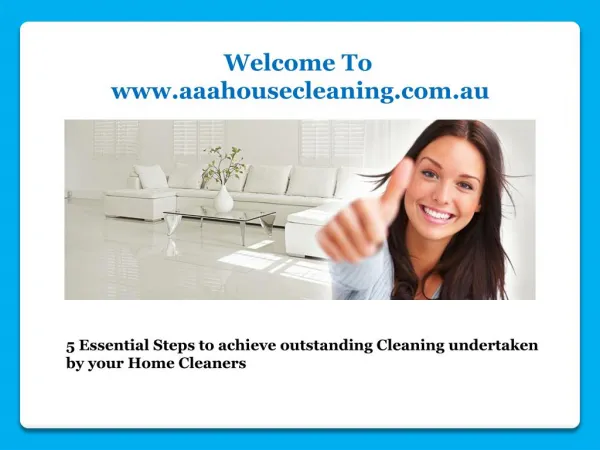 Home cleaning Services in Melbourne