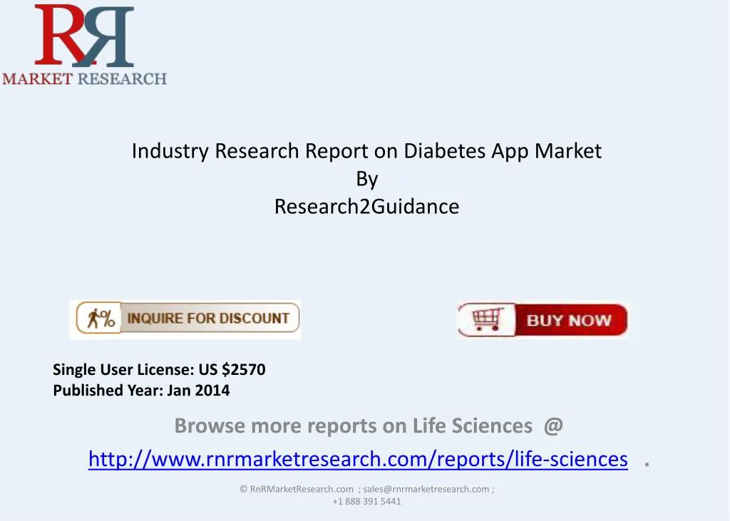 industry research report on diabetes app market by research2guidance