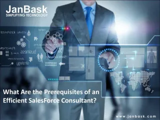 What Are the Prerequisites of an Efficient SalesForce Consul - slide 1