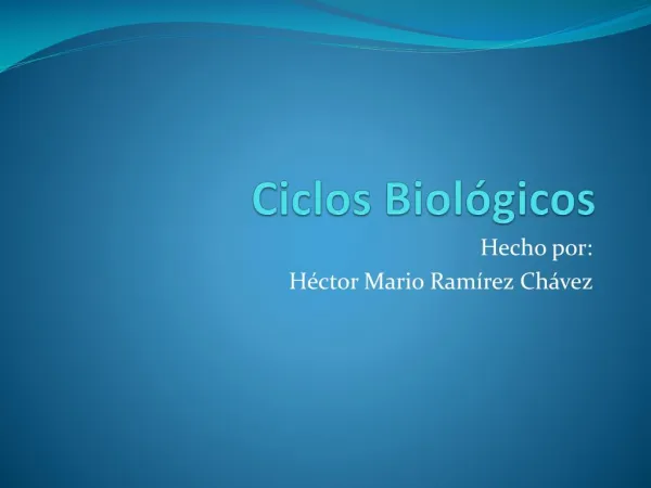 IBJEM Ciclos Biologicos
