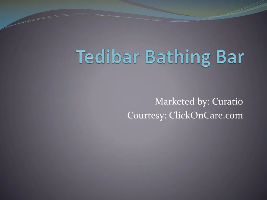 tedibar bathing bar