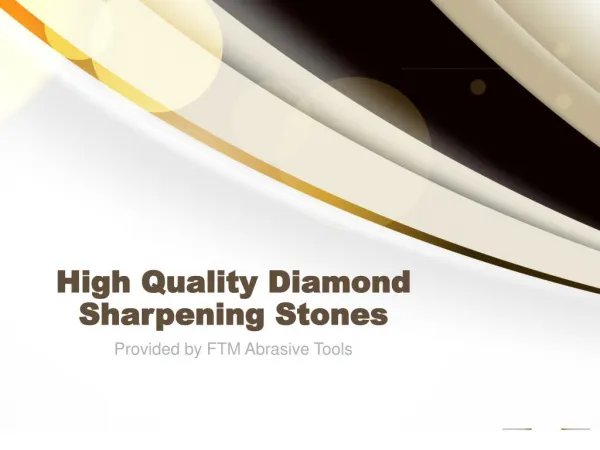 High Quality Diamond Sharpening Stones