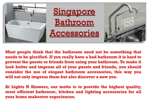 Singapore Bathroom Accessories