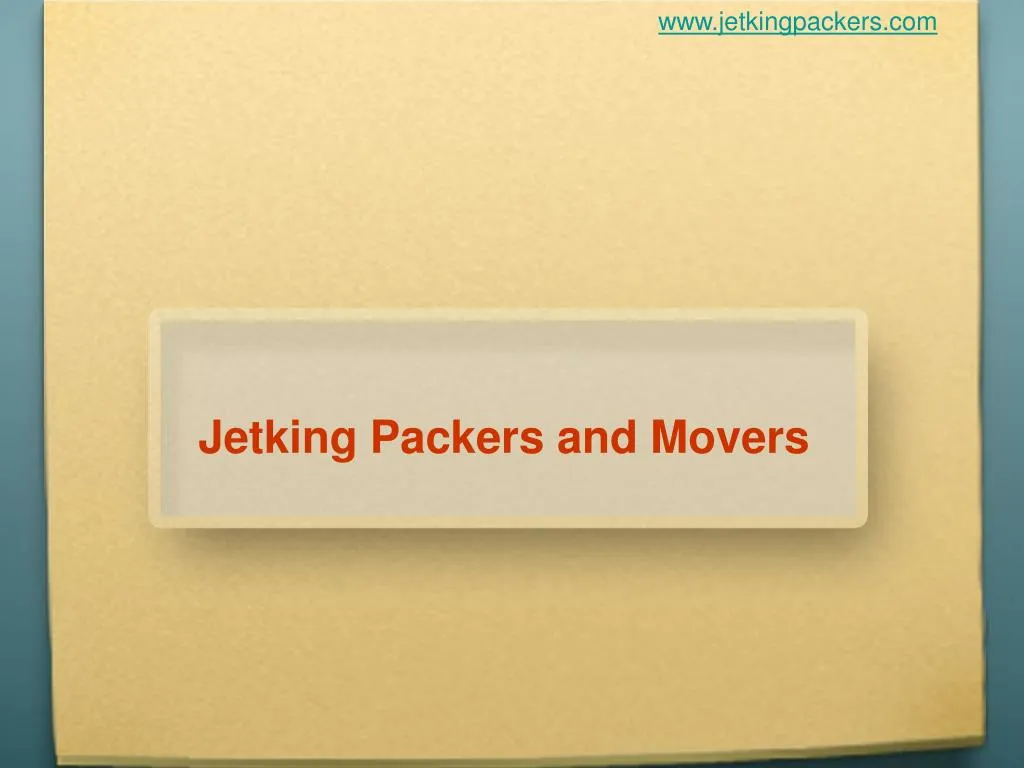 jetking packers and movers